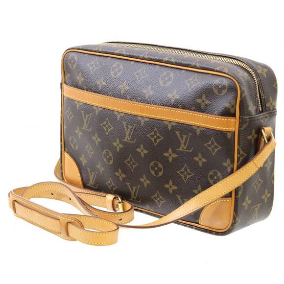 Louis Vuitton Monogram Bag Brown Shoulder Trocadero - Picture 1 of 1